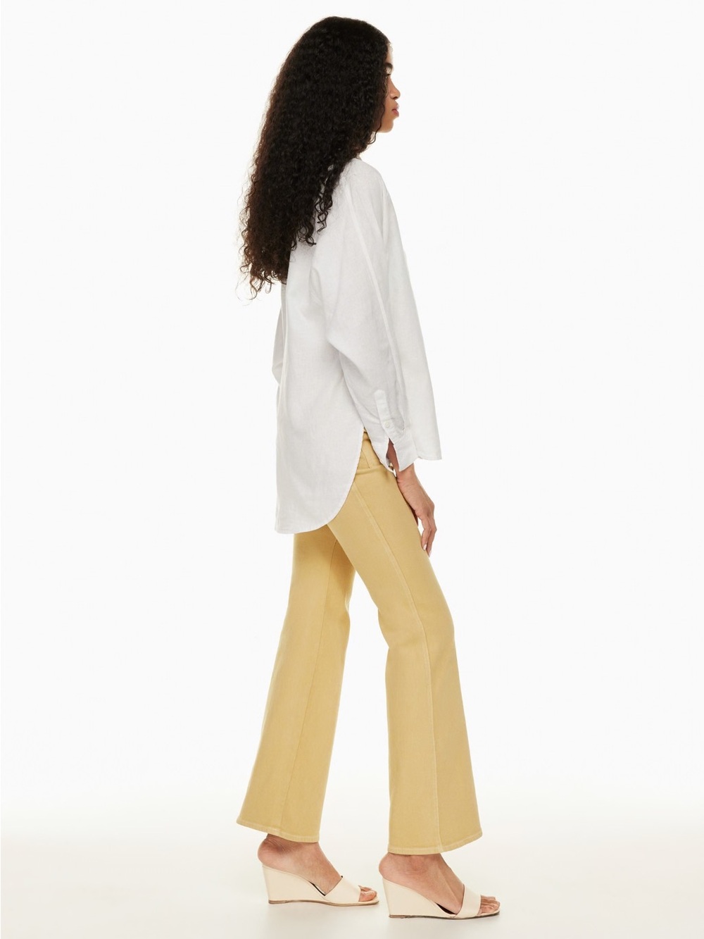 Aritzia Wilfred Free Boyfriend Linen Shirt